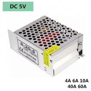 5볼트 전원 공급 장치 4a 6a 10a ac 110 v 220 dc w 50 300 led 스트립 빛 조명 변압기 어댑터