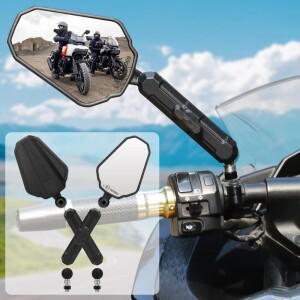 2 PCS 어드벤처 크루저 오프로드 바이크 오토바이 수정된 백미러 Keeway Hurricane RKX RKS Superlight K-L