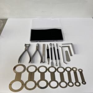 색소폰 플랫 패드 도구, 색소폰 압력 패드, 악기 수리 도구, 색소폰 타이트 패드, 1 세트 20 개