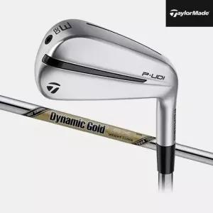 주문제작 2024 테일러메이드 P-UDI 유틸리티 드라이빙 스틸 아이언 남성용  DYNAMIC GOLD EX T