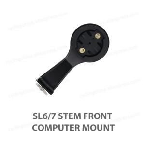 SL6/SL7 스템로드 바이크 아웃 전면 컴퓨터 마운트 홀더, 스포츠 액션 카메라  자전거 조명용 확장 지원 홀