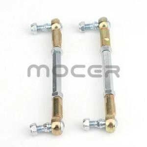 고 90mm/110mm M8 스티어링 타이로드 키트 듀얼 볼 조인트 2 스트로크 전기 미니 키즈 ATV 고 카트 버기 스