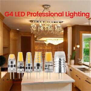 5-50pcs 크리스탈 샹들리에 주방  빛 LED G4 미니 AC DC 12V 24V 저전력 1.2W 2W 3W 효율 스트로브