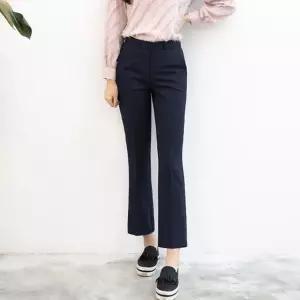 부츠컷슬랙스 슬림핏 정장바지 면접바지 캐주얼팬츠 여성와이드슬랙스 (WA86486)