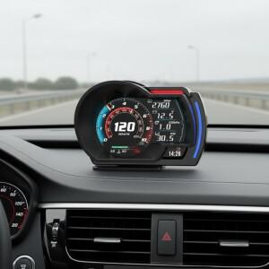 차량용 OBD GPS 터보 압력 A520 HUD 헤드업 디스플레이 속도계 게이지 표시 스캐너