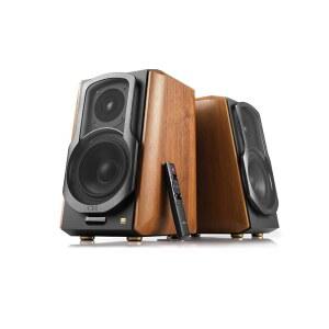 Edifier S1000MKII 오디오파일 액티브 책장 2.0 스피커 - 120W 스피커, aptX HD 광 입력 S1000MK2 전원 근거리 모니터 클래스 D 앰프