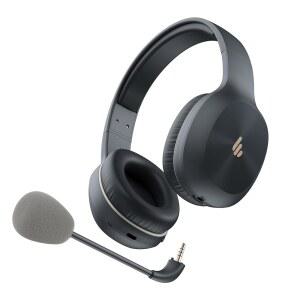 노이즈 캔슬링 마이크 및 음소거 기능이 있는 Edifier K750W 무선 헤드셋, 사이드톤 피드백, 55시간 재생 시간, 스테레오 사운드, 학습 업무용 경량, PC / 콜센터 노트북용 블루투스 5.4 - 그레이