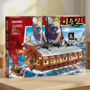 옥스포드 영웅 이순신 거북선 피규어 블럭놀이 조립 전투 블록놀이 장난감 JK-34620