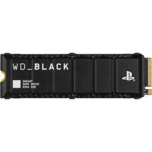 WD_BLACK 1TB SN850P NVMe M.2 SSD, PS5 콘솔용 공식 라이선스 스토리지 확장, 최대 7,300MB/s, 히트싱크 포함 - WDBYV0010BNC-WRSN