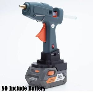 무선 전기 핫 글루건 Ridgid AEG 18V  배터리 수리 DIY 도구 멜트 용접 10 개 스트립 포함