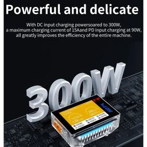 HOTA T6 300W 15A 배터리 충전기 LiHv NiMh 리튬이온 Ni-Cd 디지털 RC 1-6S 밸런스 PD