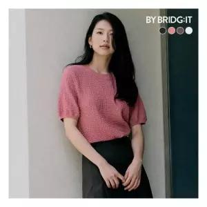 바이브리짓 엠보크링클 티블라우스 4종
