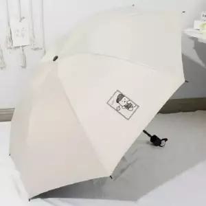 버튼 원터치 곰 디자인 UV 암막 양산 초경량 8살 살대 양우산 휴대폰 WFOF7NV