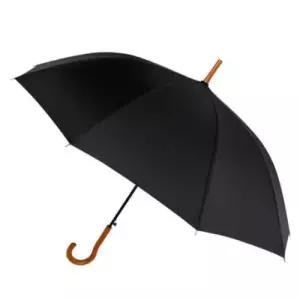 우드 손잡이 클래식 장우산 55cm 블랙 심플 디자인 튼튼한 자동 우산 WFOF87C