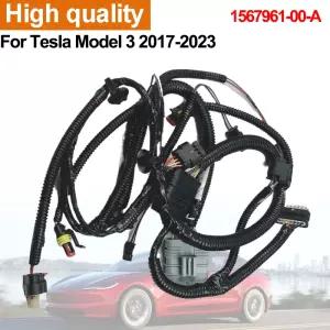 1567961 -00-A Tesla Model 3 2017-용 전면 라디에이터 지원 팬 하네스 156796100 플라스틱 검정색 라디에