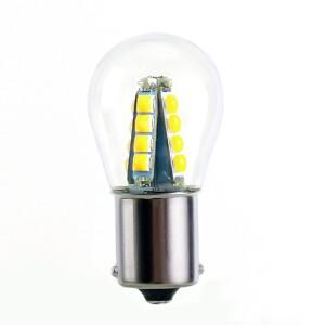 [호환품]1x1156 LED Ba15s P21w 16 SMD 3030 자동차 조명 유리 전구 S25 흰색 12v 24v 6000K 차량 역방향