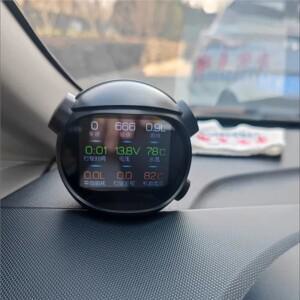 K10 OBD 게이지 헤드업 디스플레이 HUD 수온계  개조 범용 속도 터빈
