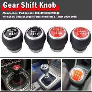 스바루 아웃백 레거시 포레스터 Impreza STI WRX 2009-2018 6 단 기어 스틱 시프터 레버 시프트 노브의 모
