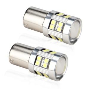 [호환품]CANbus 자동차 방향 지시등 브레이크 백업 조명 범용 LED 전구 3030 24SMD 신호 램프 PY21w 1156 B