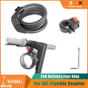 킥보드자물쇠 전기 스쿠터 M365PRO2GXLNINEBOT용 4자리 도난 방지 12개의 케이블 강철