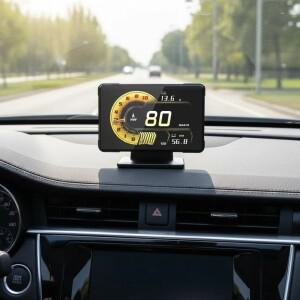 차량 OBD 헤드업 디스플레이 스마트 온보드 컴퓨터 디지털 타코미터 수온&유온계 터빈 A91 HUD