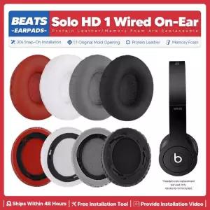 이어캡 이어폰 고무캡 Beats Solo HD 1 On Ear 유선 헤드폰 헤드셋 이어 쿠션 수리 부품 교체 패드 810-000