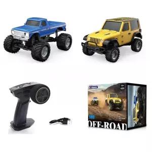 RC카 JIABAILE 136 스케일 3601 3602 4WD 오프 미니 RC 크롤러 RTR 24G 비례식 SUV 차량용반 트럭