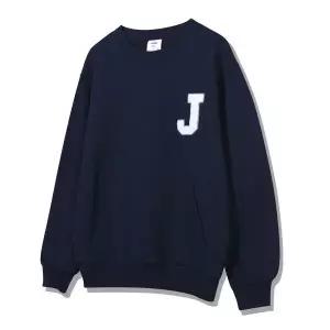 빅 J 부클 와펜 셋업 맨투맨 조거팬츠1