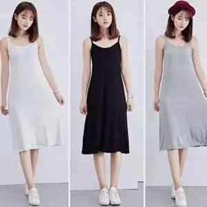 롱 나시원피스 슬립 휴가 휴양지 비치 민소매 여름-WD5EFF6