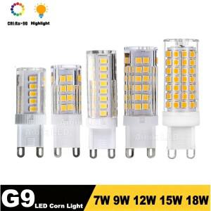 LED light G9 7W 9W 12W 15W 18W AC 220V Led Bulb SMD 2835 L Replace 30/40W Halogen for Home Useful co