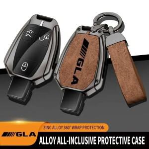 [호환품]메르세데스 벤츠 호환 GLA200 GLA180 리모컨 보호용 아연 스틸 자동차 키 케이스 GLA 커버)