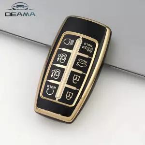 차키케이스 커버 TPU 차량용 키 케이스 현대 제네시스 G80 GV70 GV80 2019 2020 2021 2022 원격 키홀더 8