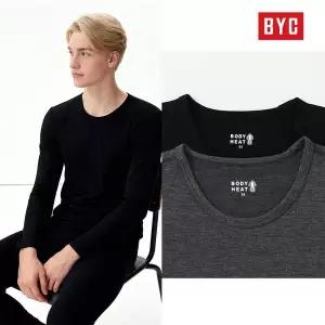 [하프클럽/비와이씨]BYC 남자 겨울 보디히트 발열 내복 세트 DBS1047