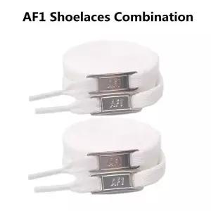 고무줄신발끈 오리지널 AF1 신발끈 화이트 플랫 신발 슈트 스니커즈 에어포스 원