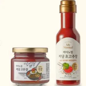 마이노멀 국산 저당 태양초 고추장 + 저당 초고추장