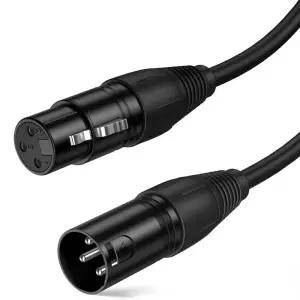 마이크선 케이블 DJ 무대 녹음 XLR 마이크 팬텀 파워 오디오 믹싱 콘솔 슈어 SM7B AM8 K688 마이크용 3 핀
