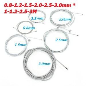 픽시브레이크 122 5345 미터 브레이크 케이블 T 강철 자전거 2 3MM 전기 MTB 와이어 5MM 1 형 2MM