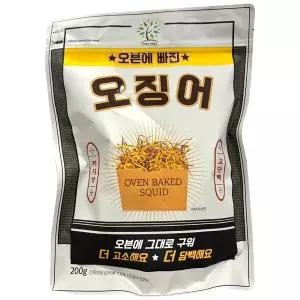 피쉬트리 오븐에빠진 오징어 200g 맥주 안주 간식