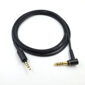 소니호환 WH-1000XM2 XM3 XM4 H800 950 MDR-10R 케이블용 밸런스드 헤드폰 1.5m 4.4mm ~ 3.5mm