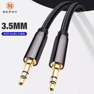 오디오 케이블 3.5mm 잭 남성-남성 AUX 전화 헤드폰 자동차 MP3 스피커 컴퓨터용 와이어 코드 5m 10m 길이