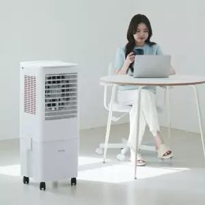 청풍 스텐 냉풍기 17L 타워형 가정용 에어쿨러 이동식 에어컨 선풍기 업소용 냉각 얼음
