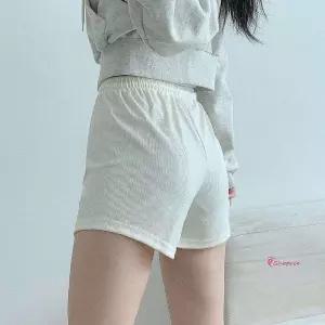 여성 숏팬츠 데일리 골지 밴딩반바지 홈웨어 3부 여름 마실룩 집콕룩 쿨링 아이스바지qrs196