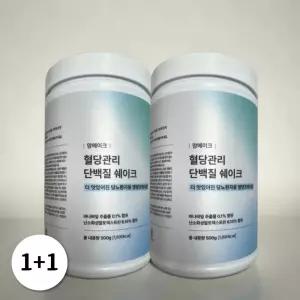 [1+1] 맘메이크 혈당관리 단백질 쉐이크 곡물맛 500g 2개