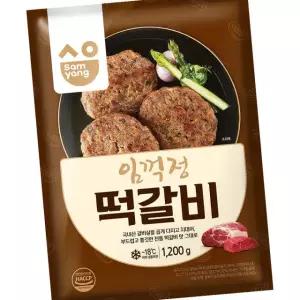 삼양 임꺽정 떡갈비 1.2KG 동그랑땡 완자 함박