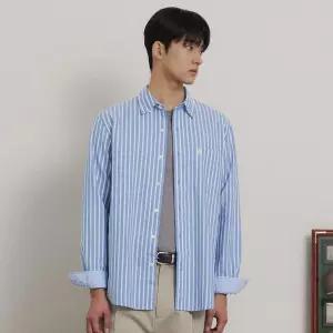 빈폴 멘 헤리티지클럽 옥스퍼드 멀티 스트라이프 셔츠 블루 BC6264C33P C33P
