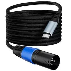 칩 C 523 AMP to 스피커 스마트폰 등급 수 코드 모니터 타입 케이블 USB XLR ve 스튜디오 믹서 내장 오디오 하이파이 출력 Mugt 10피트 연결 DAC