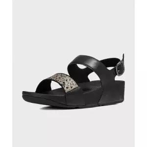 FITFLOP 루루 글리터 스플래쉬 샌들 Black 326425