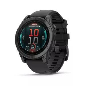 Garmin f？nix E ？ 47mm, AMOLED, 프리미엄 멀티스포츠 GPS 스마트워치, 오래 지속되는 배터리 수명, 슬