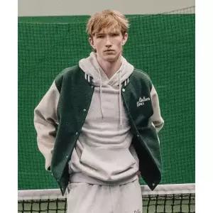 [디아도라 diadora by PALMES] 그래픽 바시티 자켓 GREEN D6123LJK91GND 417931