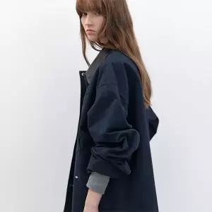 백화점 아틀리에 나인 CORA LEATHER COTTON JACKET CT1481